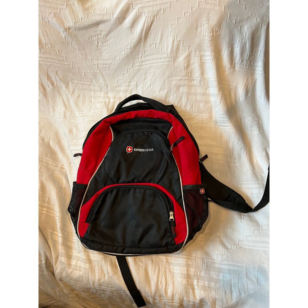 Swiss Gear Red Black Computer Travel Backpack